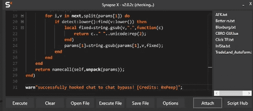 roblox chat bypass script