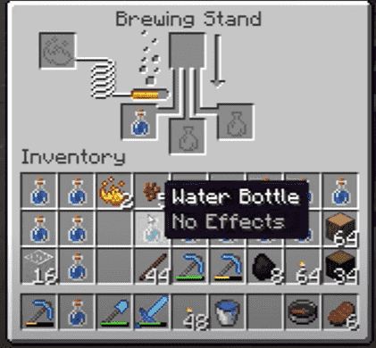 Using brewing stand