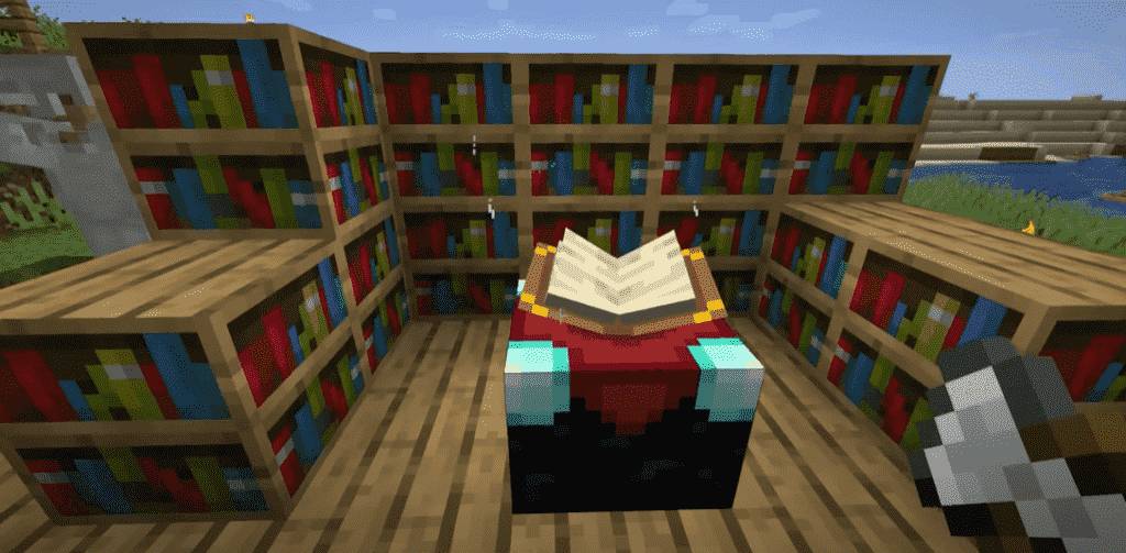Enchantment table in Minecraft