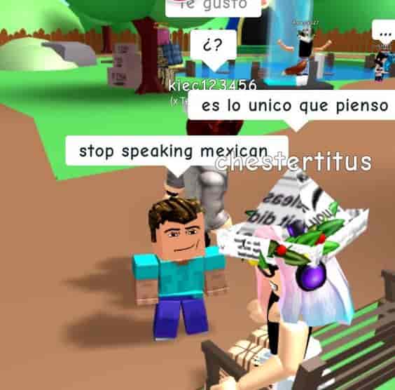 Speaking Mexican in Roblox