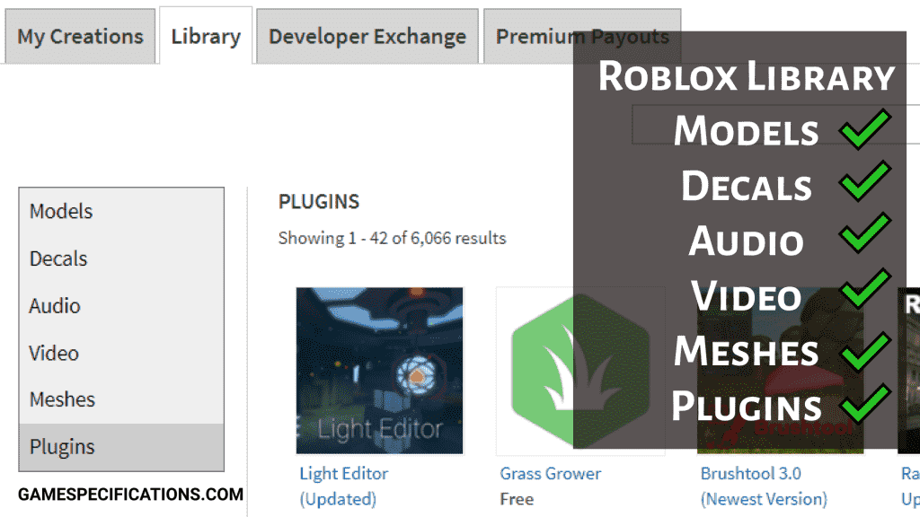 Roblox Library