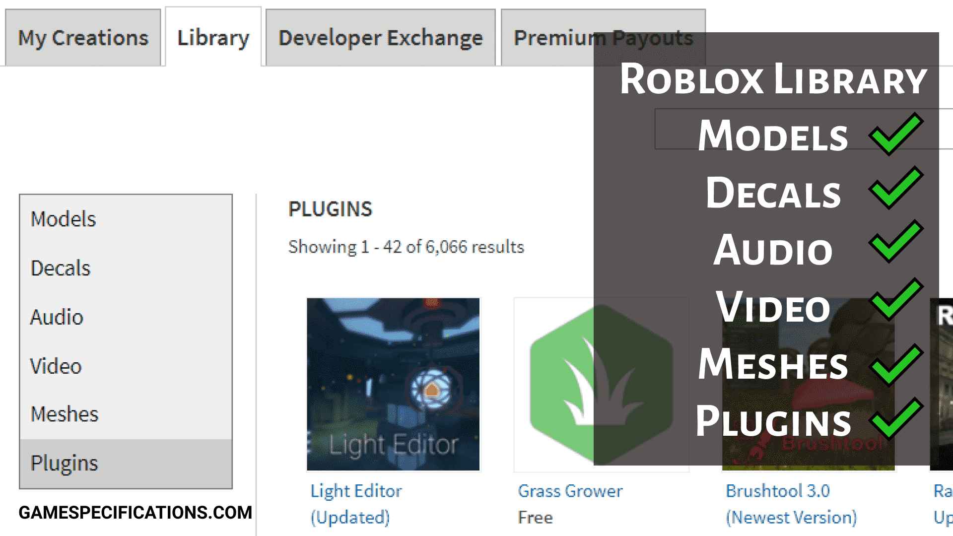 roblox library dominus free