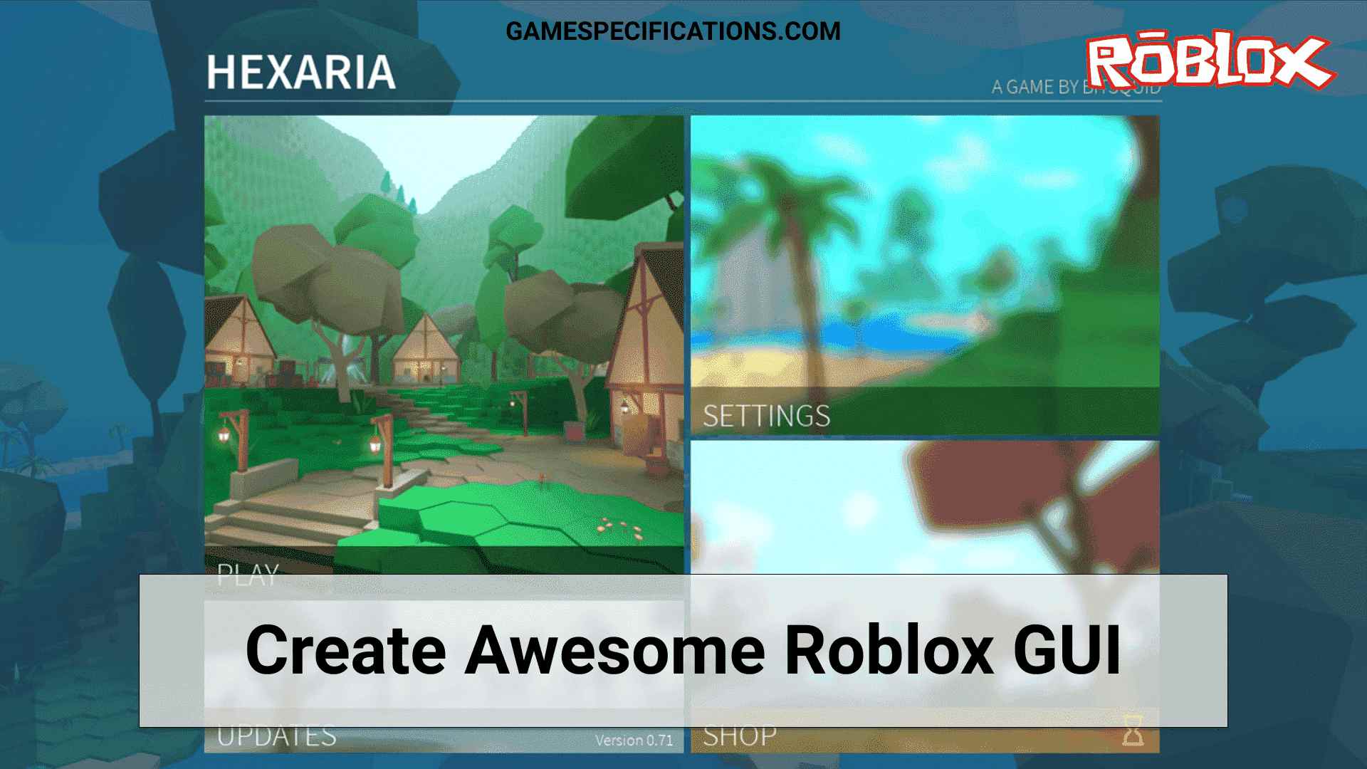 Roblox Gui All In One Guide To Create An Awesome Gui Game Specifications - roblox gui for games