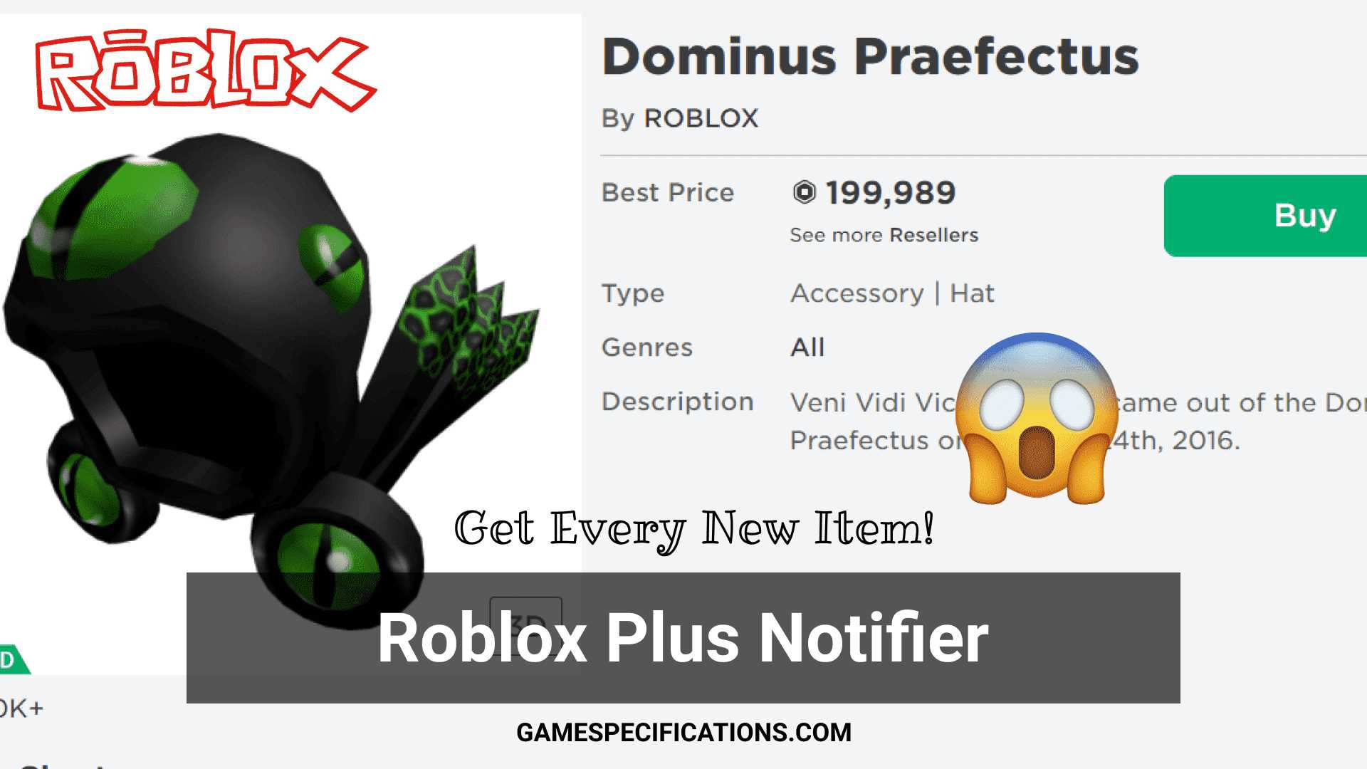 How To Use Roblox Plus Notifier To Get The Catalogue Items First 2021 Game Specifications - roblox genre filter extension