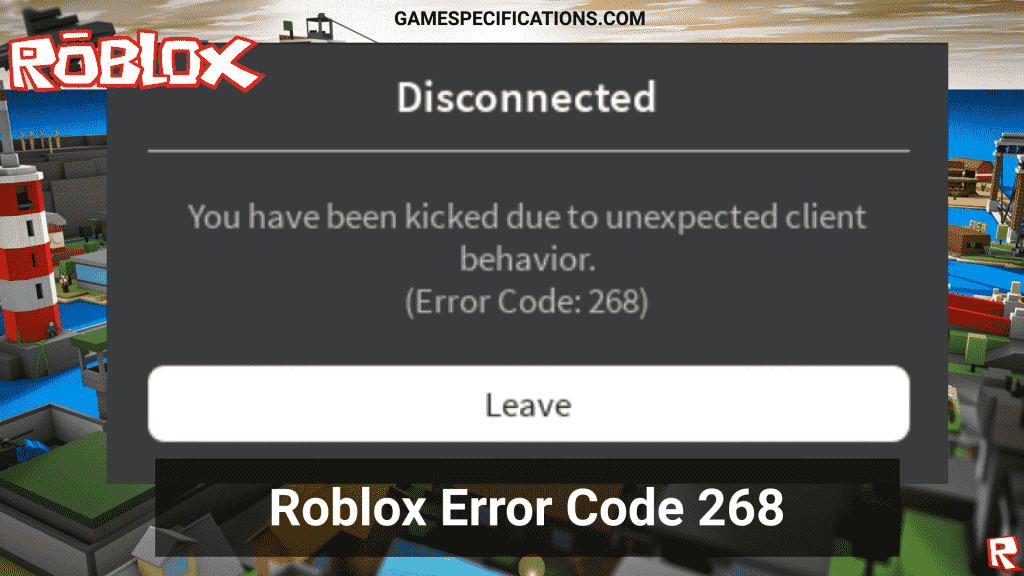 error code 268 roblox