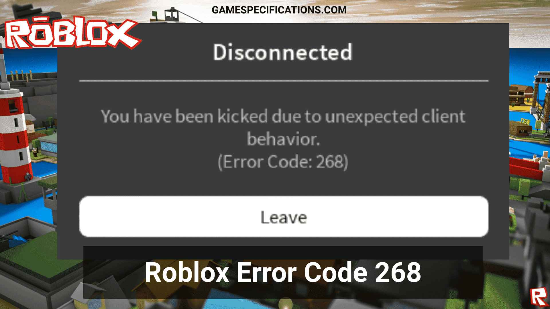 How To Fix Error Code 268 Roblox On Pc And Mobile 100 Working Game Specifications - how to make pants on roblox mobile
