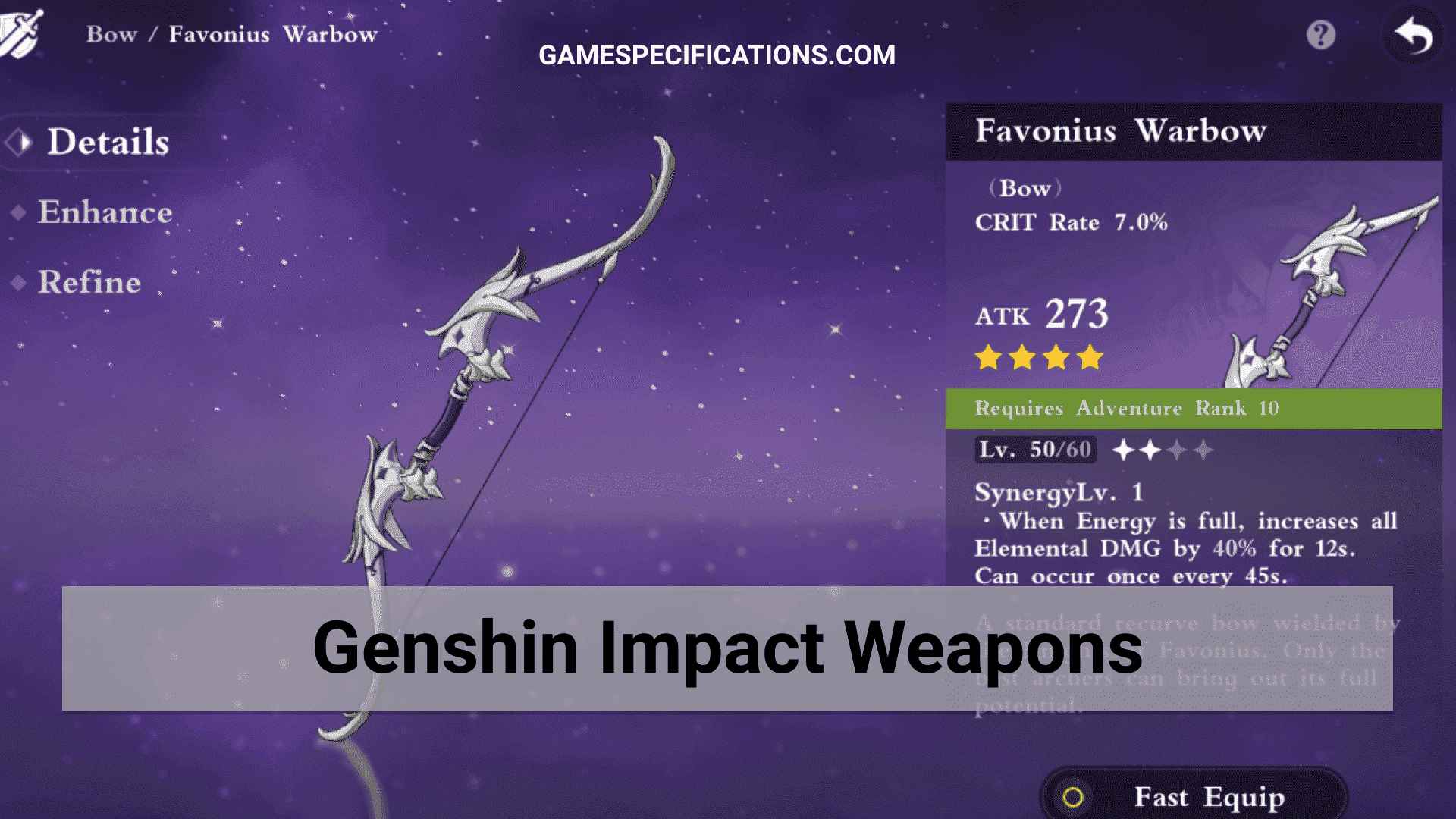 Genshin Impact Weapons to surely make you win battles