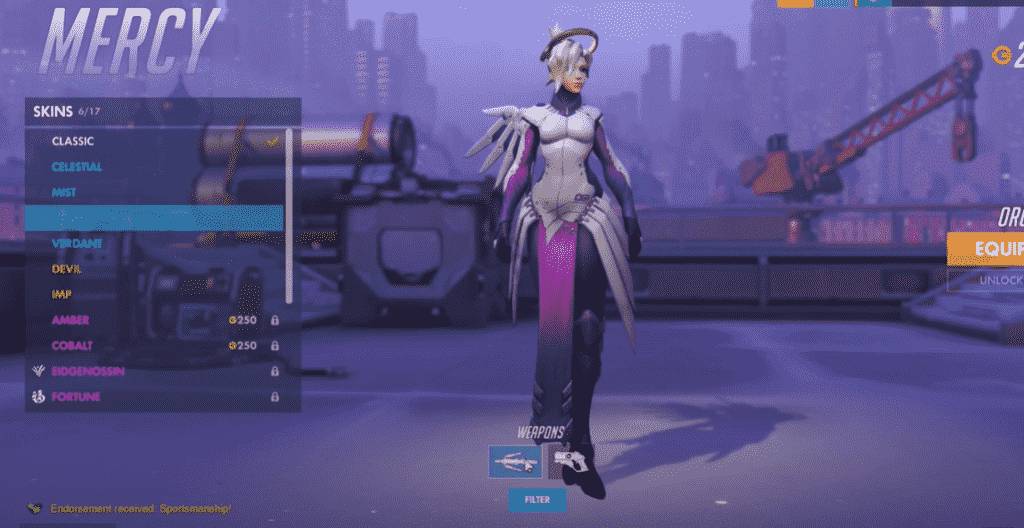 orchid mercy skin