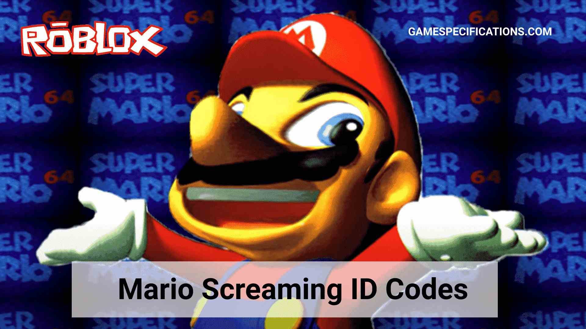 40 Mario Screaming Roblox Id Codes 2021 Game Specifications - very loud bass roblox id