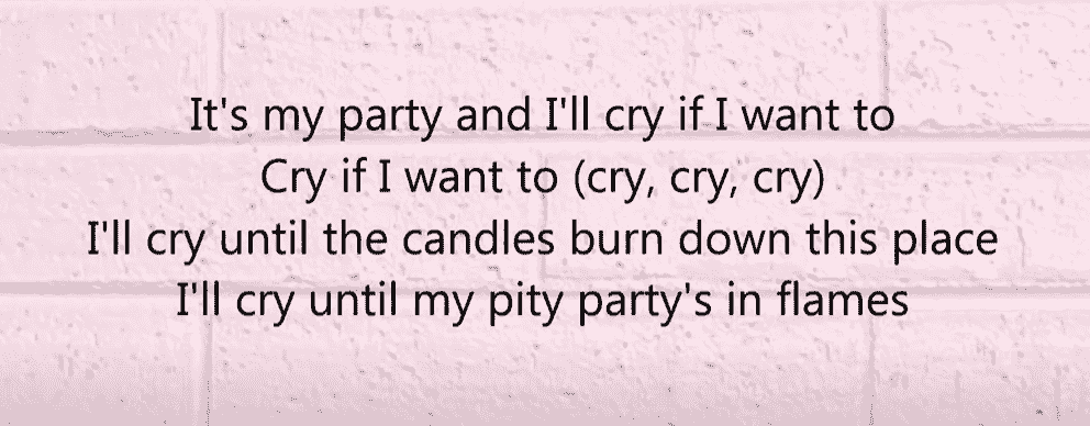 Pity Party song id