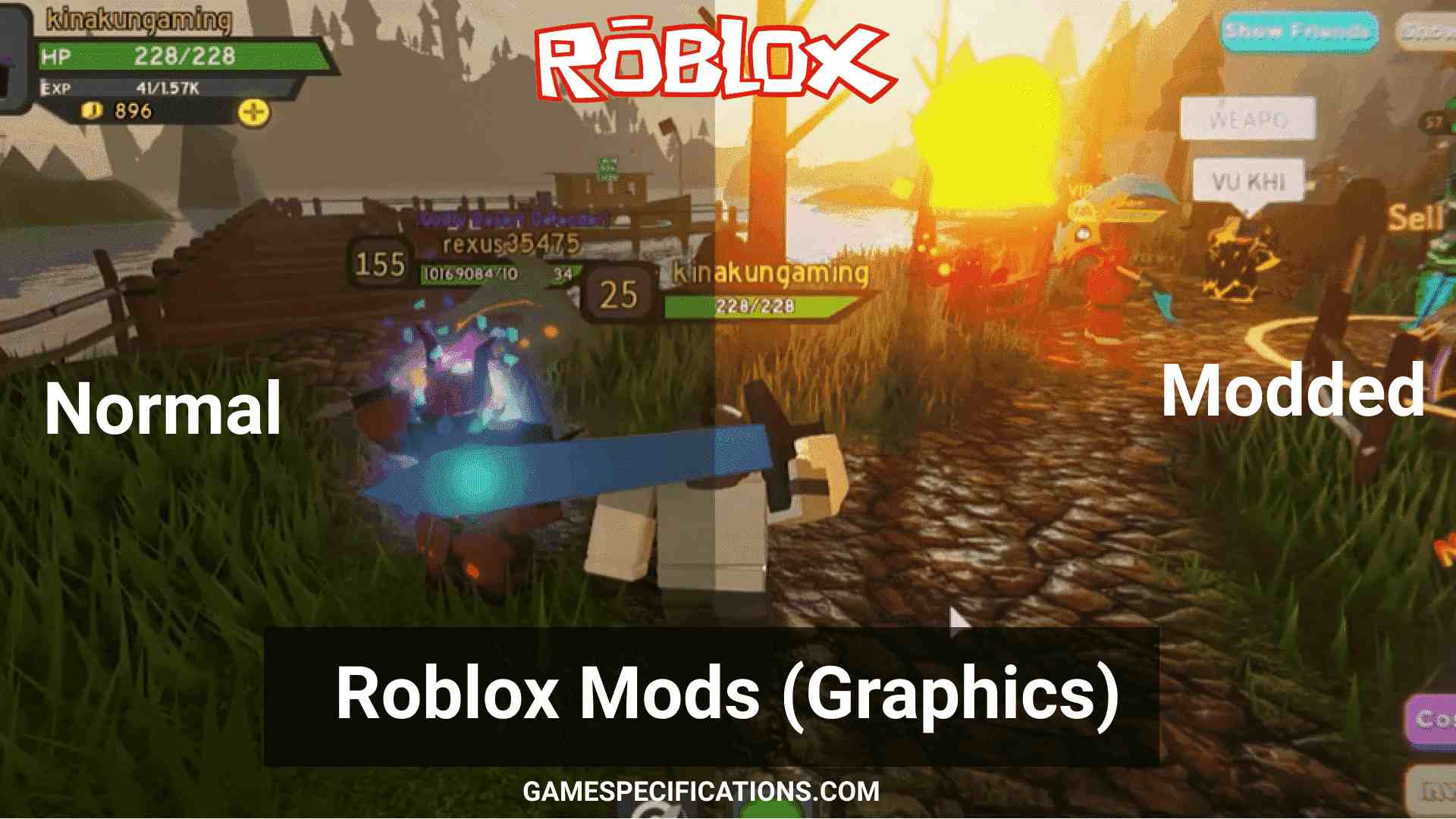 Roblox Mods An Ultimate Boost To Roblox Graphics 2021 Game Specifications - roblox mod list