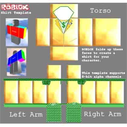 Roblox shirt template 22