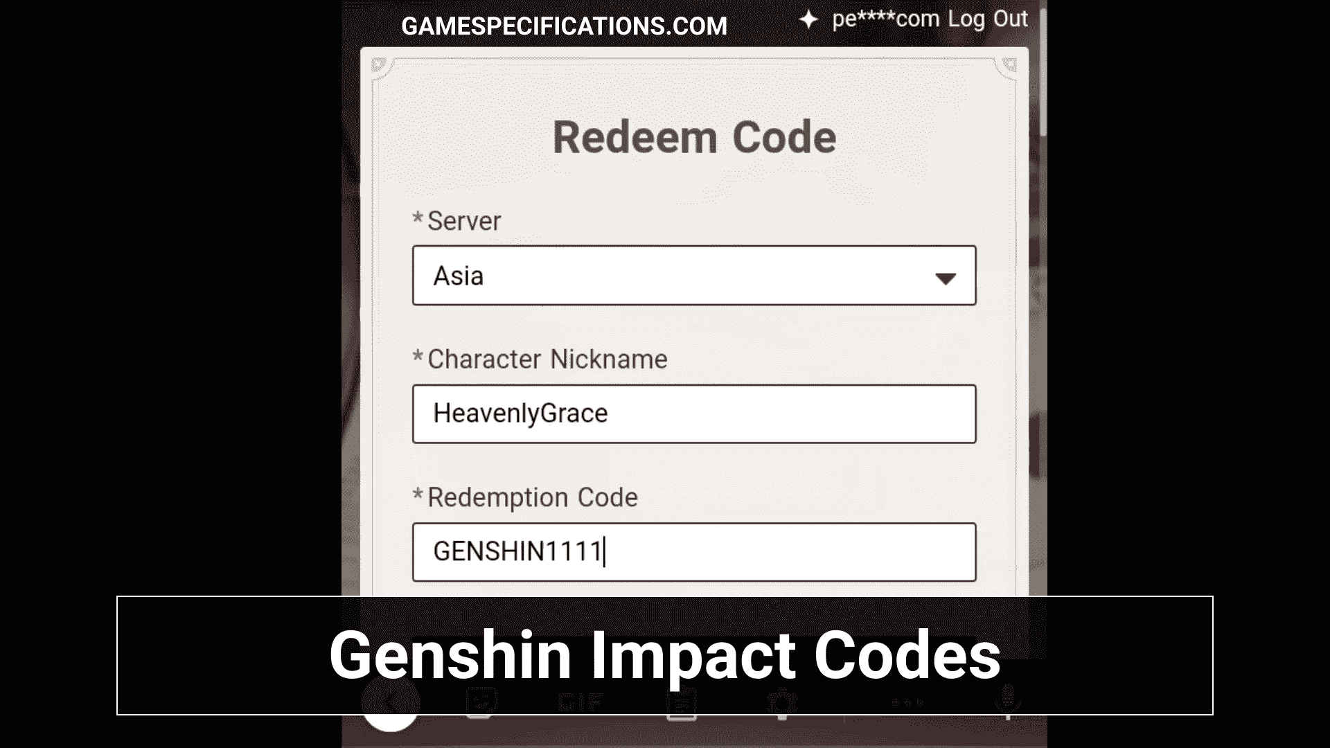 Genshin Impact Codes Redeem Your Free Items And Gems Instantly Game Specifications [ 1080 x 1920 Pixel ]