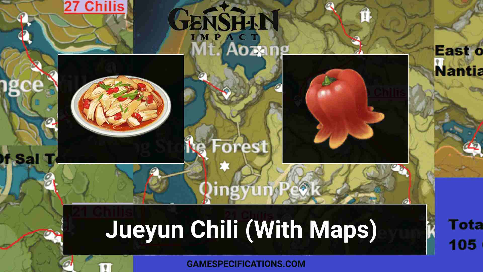 Genshin Impact Jueyun Chili To Farm The Best Cooking Ingredient