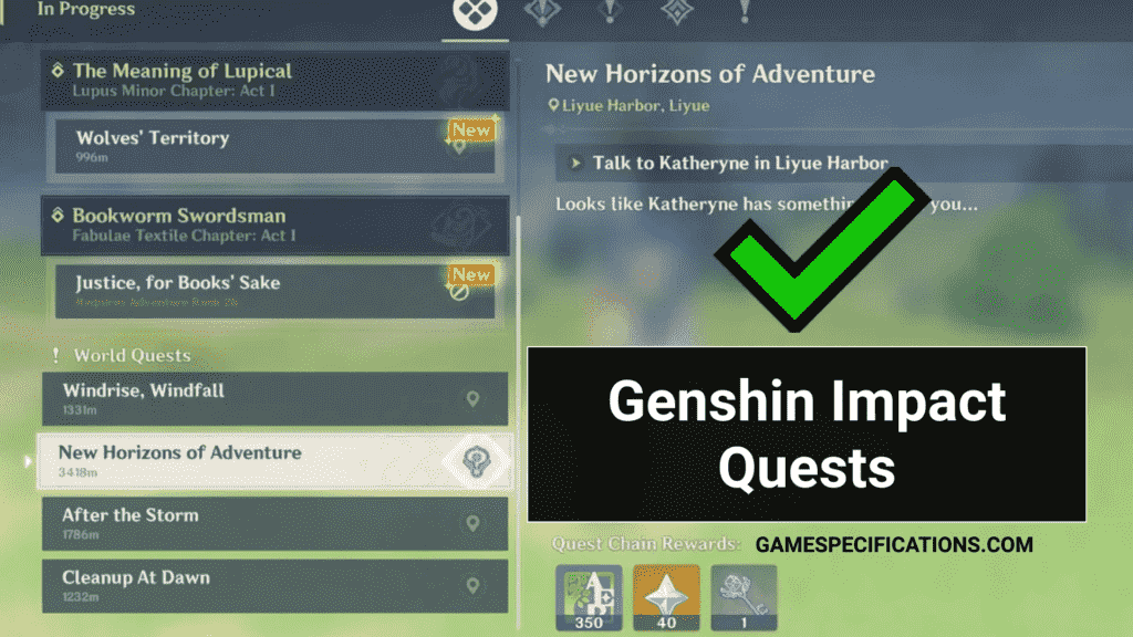 Genshin Impact Quests