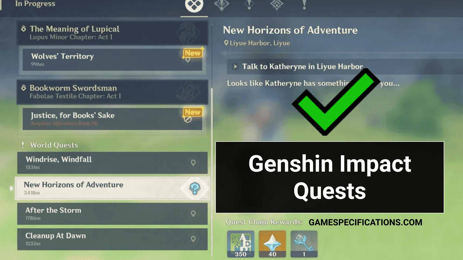 All Genshin Impact Quests List Along With Their Accurate Locations