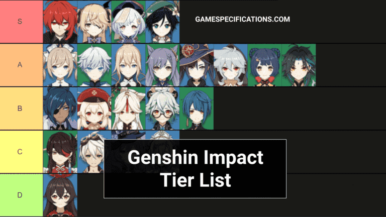 Genshin Impact Tier List - All Characters From S-Tier To C-Tier - Game ...