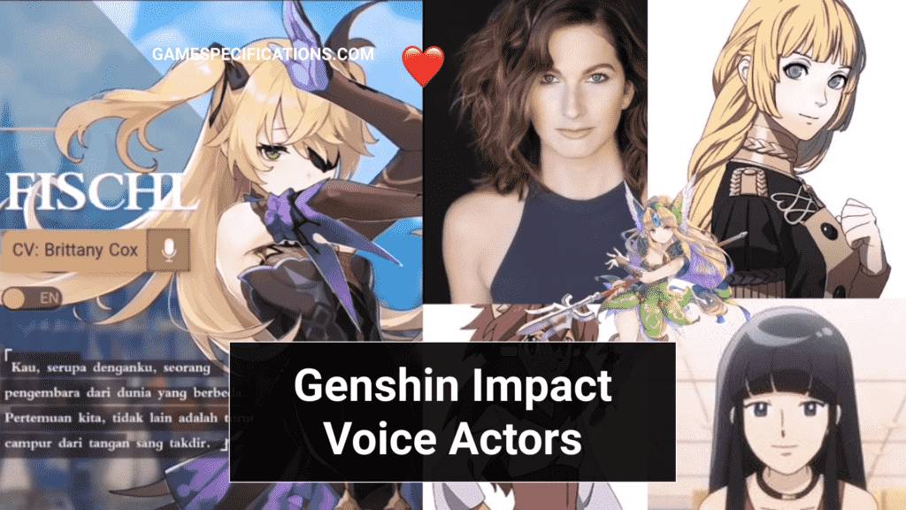Genshin Impact Voice Actors Big