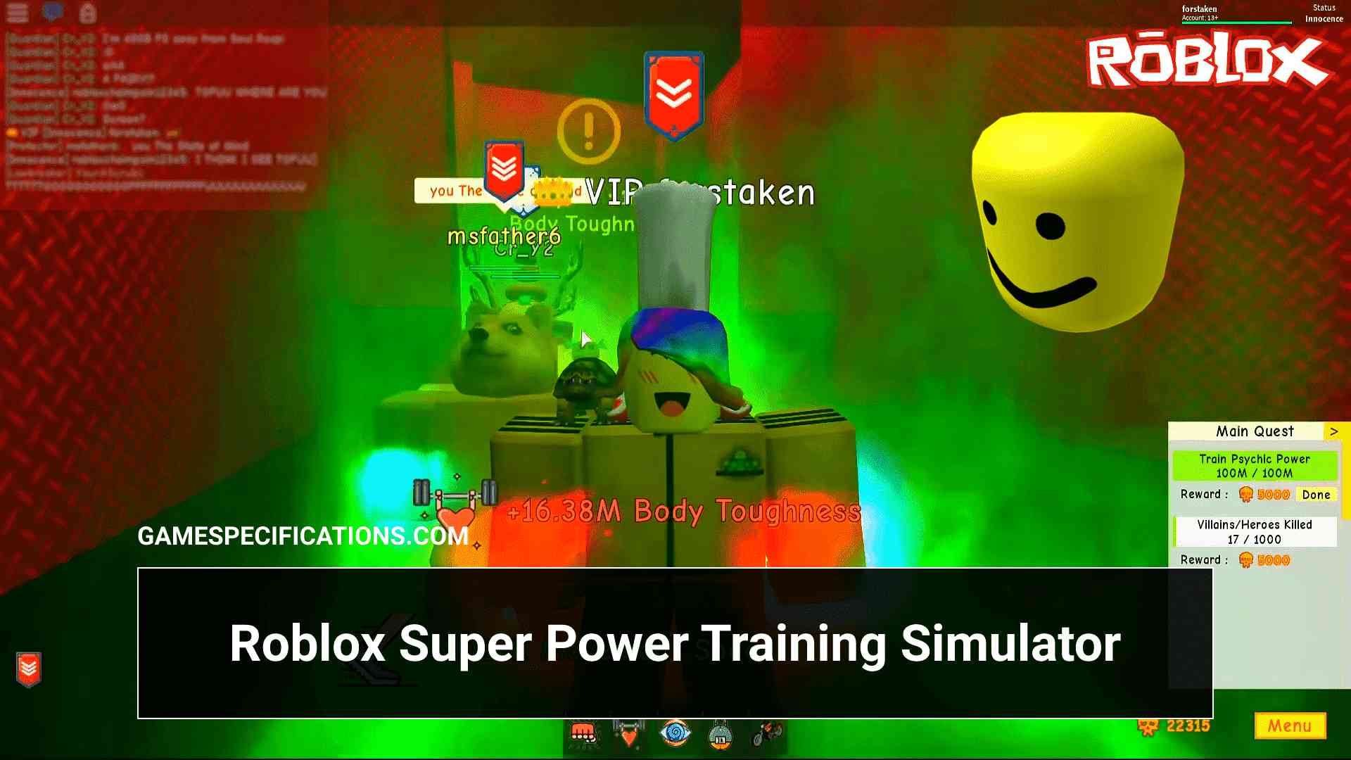 Codes For Superpower Training Simulator Roblox