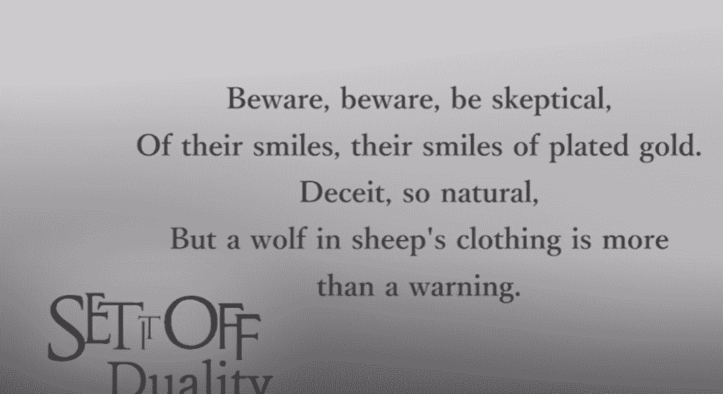 Wolf In Sheep's Clothing Lyrics