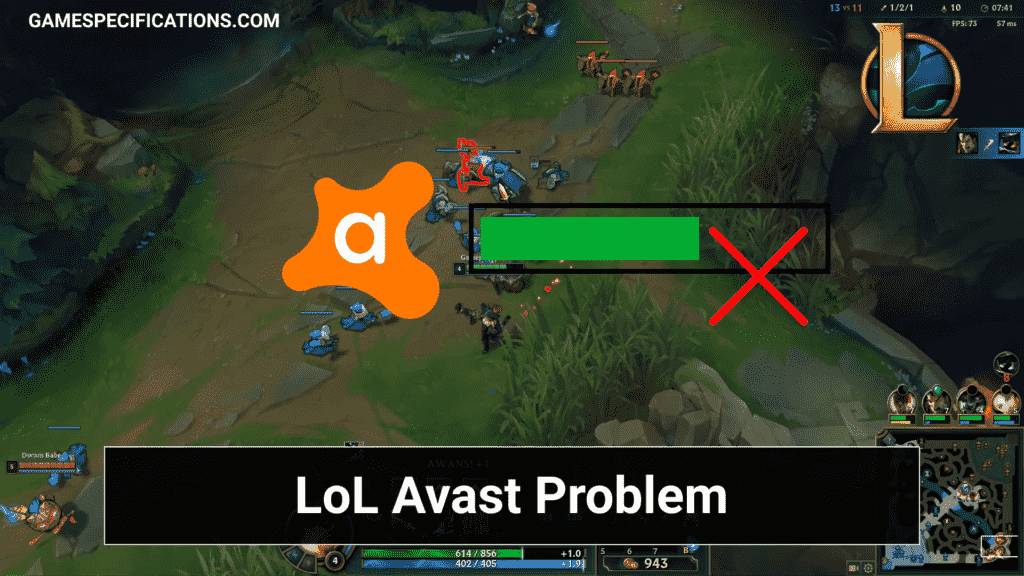 League of legends Avast problem