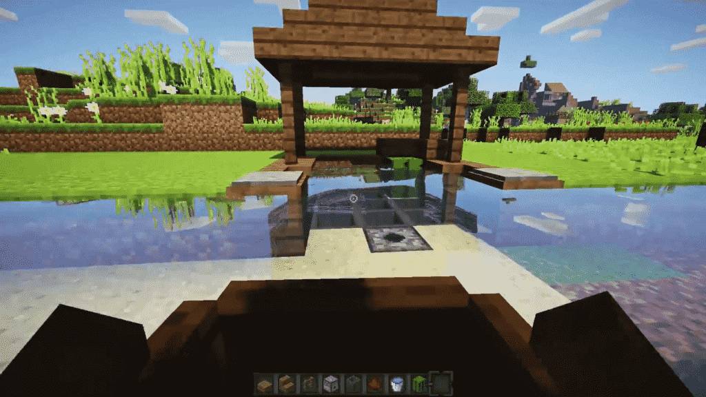 Dock docking in Minecraft