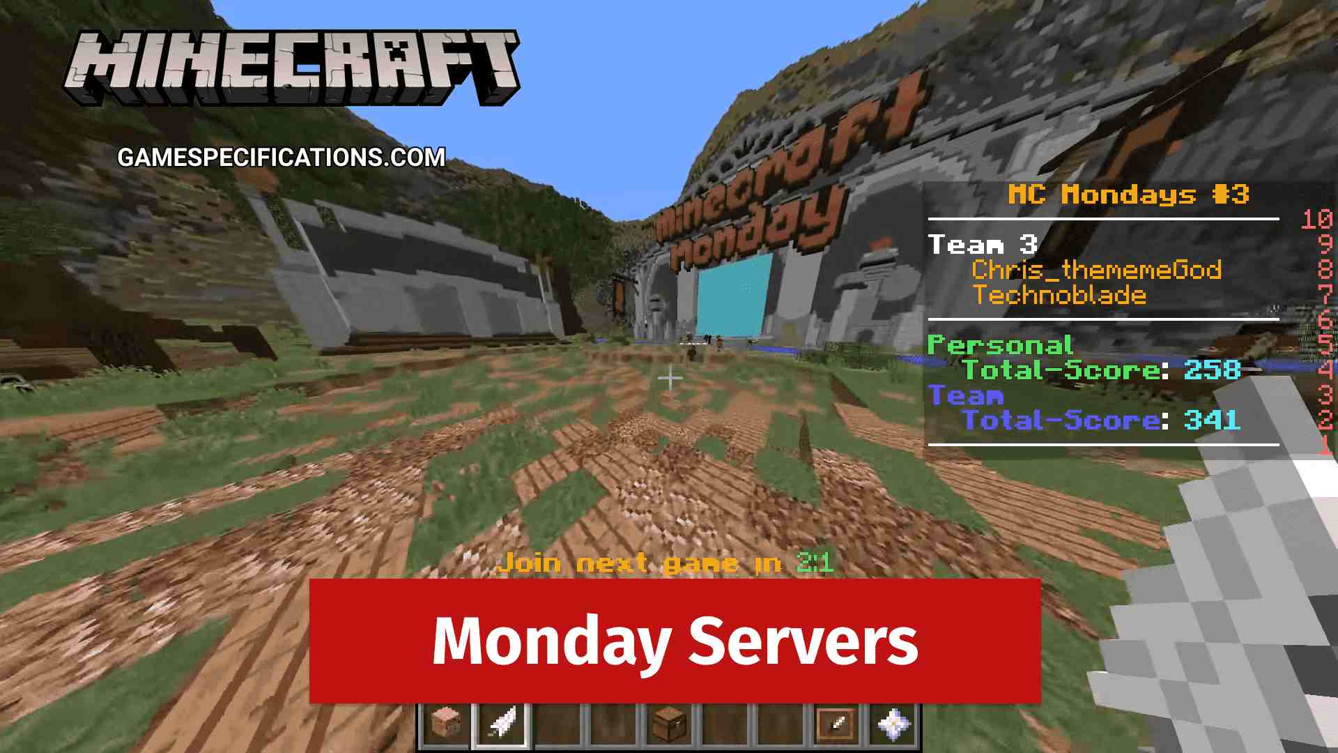 Minecraft Mondays. No boys allowed сервер майнкрафт. Win a game of Spleef. MC Mondays.