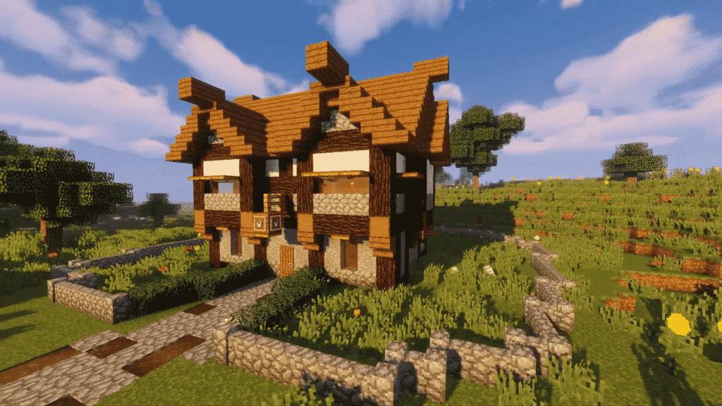 Complete Minecraft Tavern Build