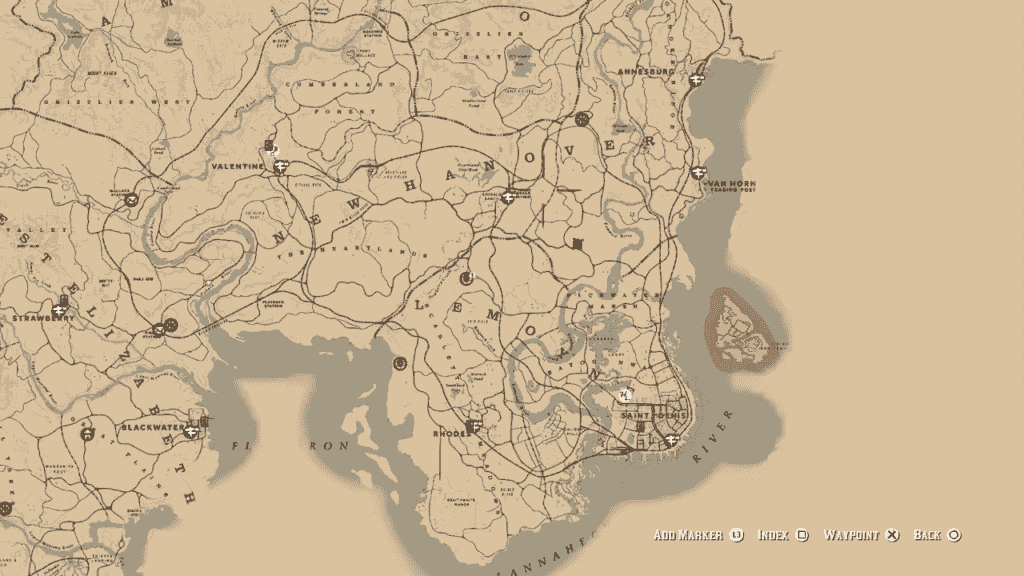 Rabbits locations in RDR2