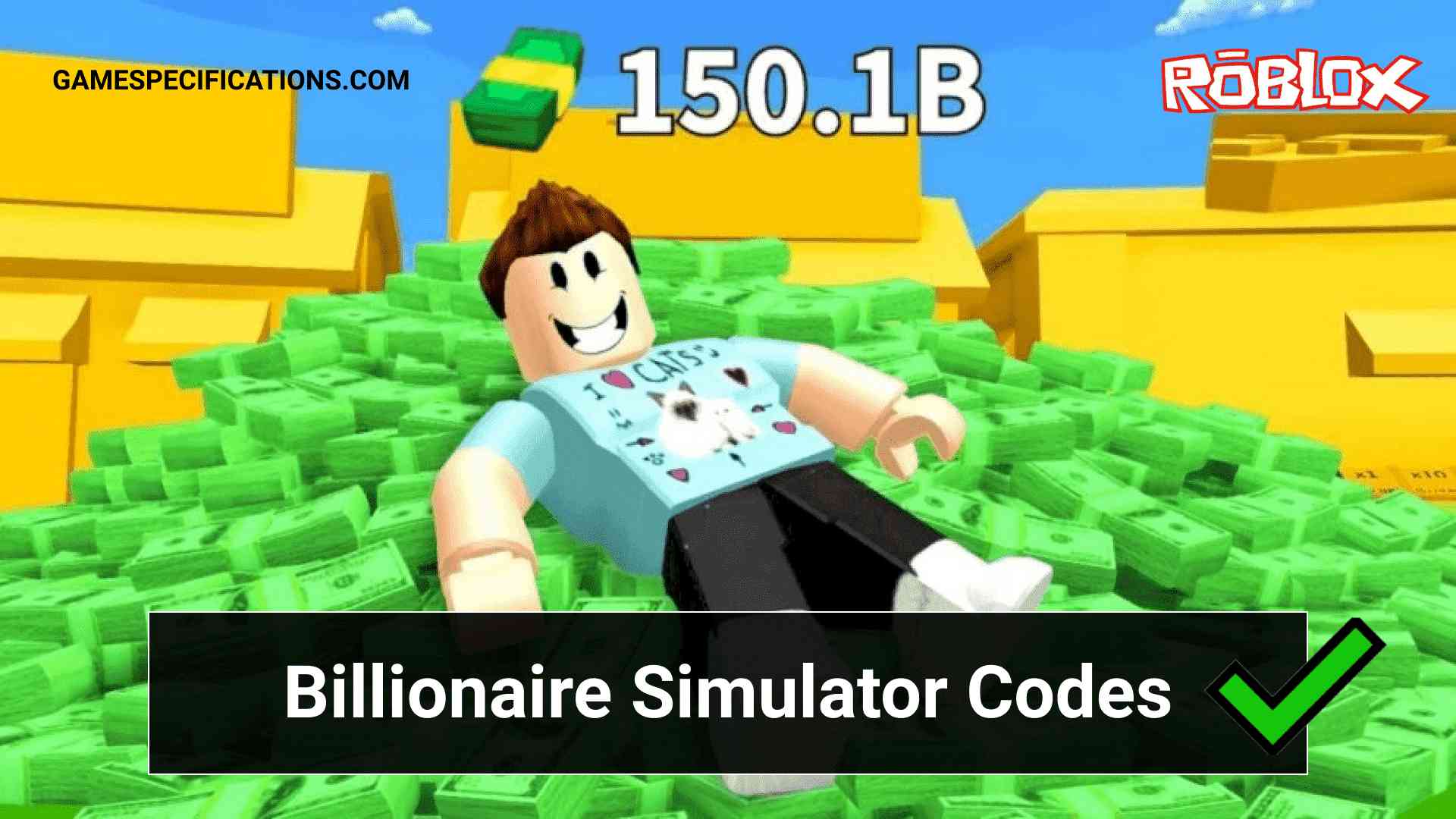 Roblox Billionaire Simulator Codes For Free Gold Coins September 2023 Game Specifications