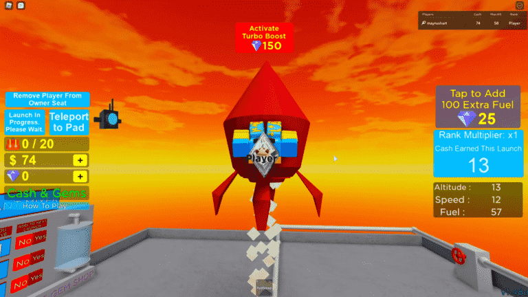 Roblox Rocket Simulator Codes [March 2024] - Game Specifications