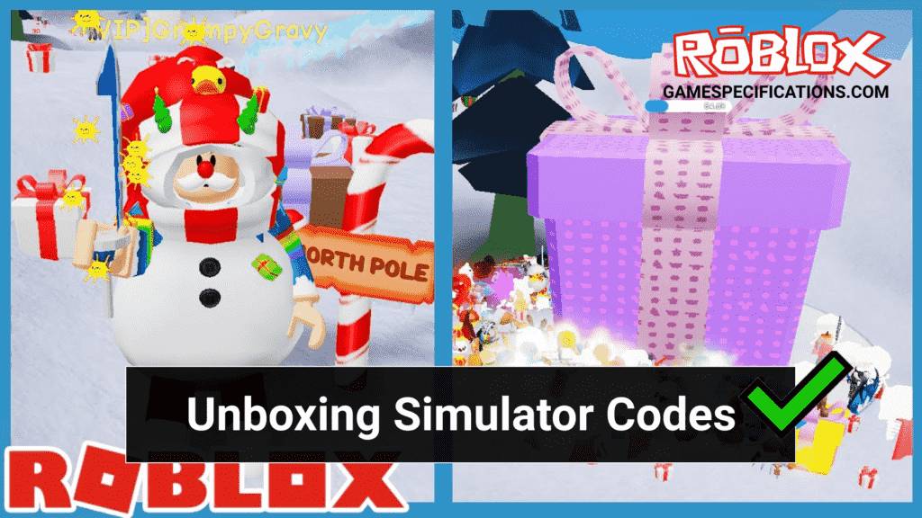 Roblox Unboxing Simulator Codes June 2023 Game Specifications