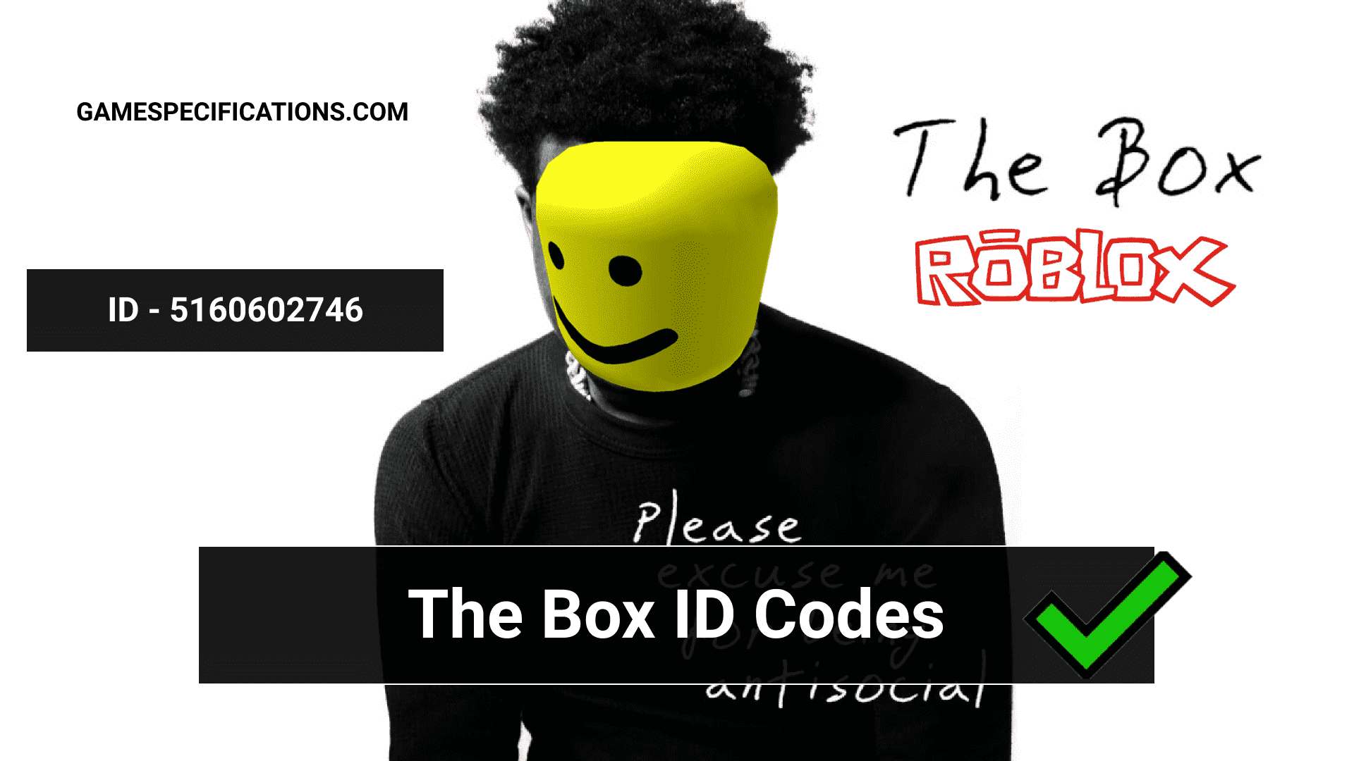 The Box Roblox ID Codes [2023] - Game Specifications
