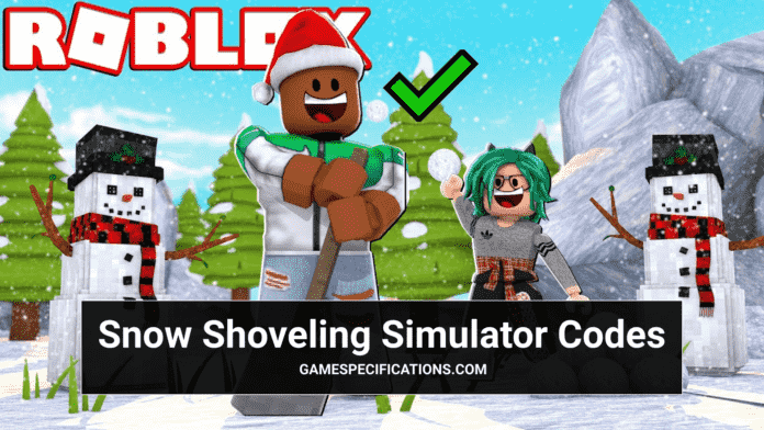 All Snow Shoveling Simulator Twitter Codes 2023 November