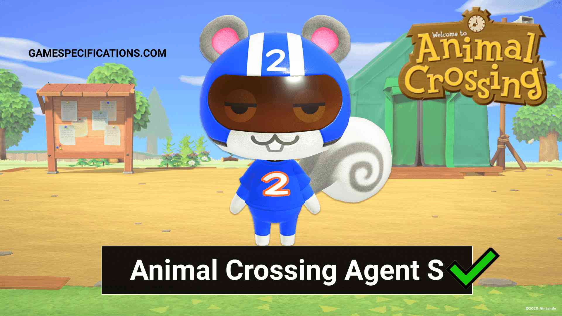 Agent S Animal Crossing Complete Character Guide - Game Specifications
