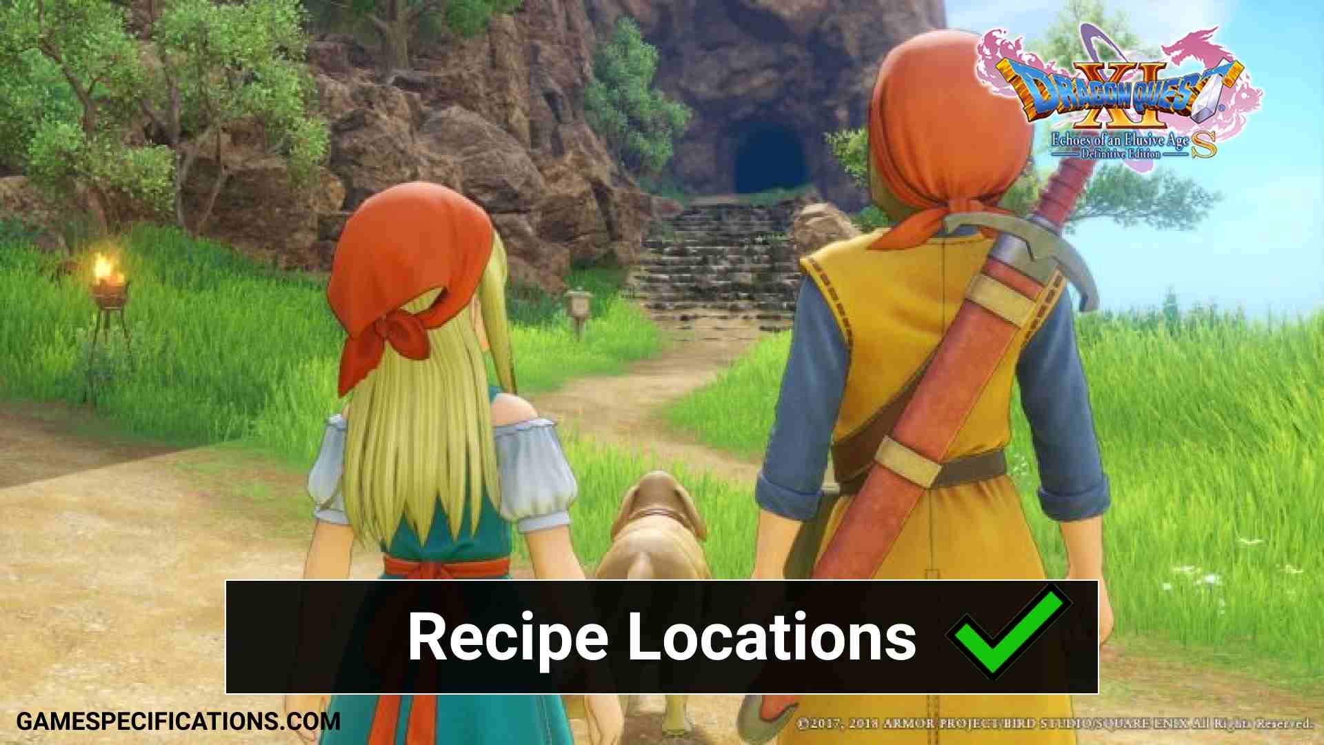 All 68 Dragon Quest XI Recipe Locations