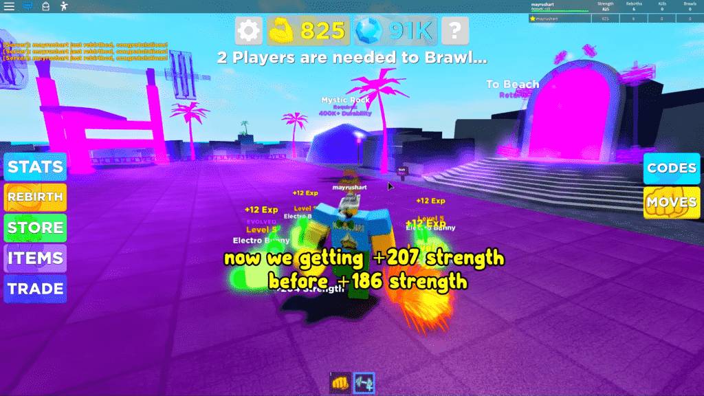 Roblox Muscle Legends Gameplay