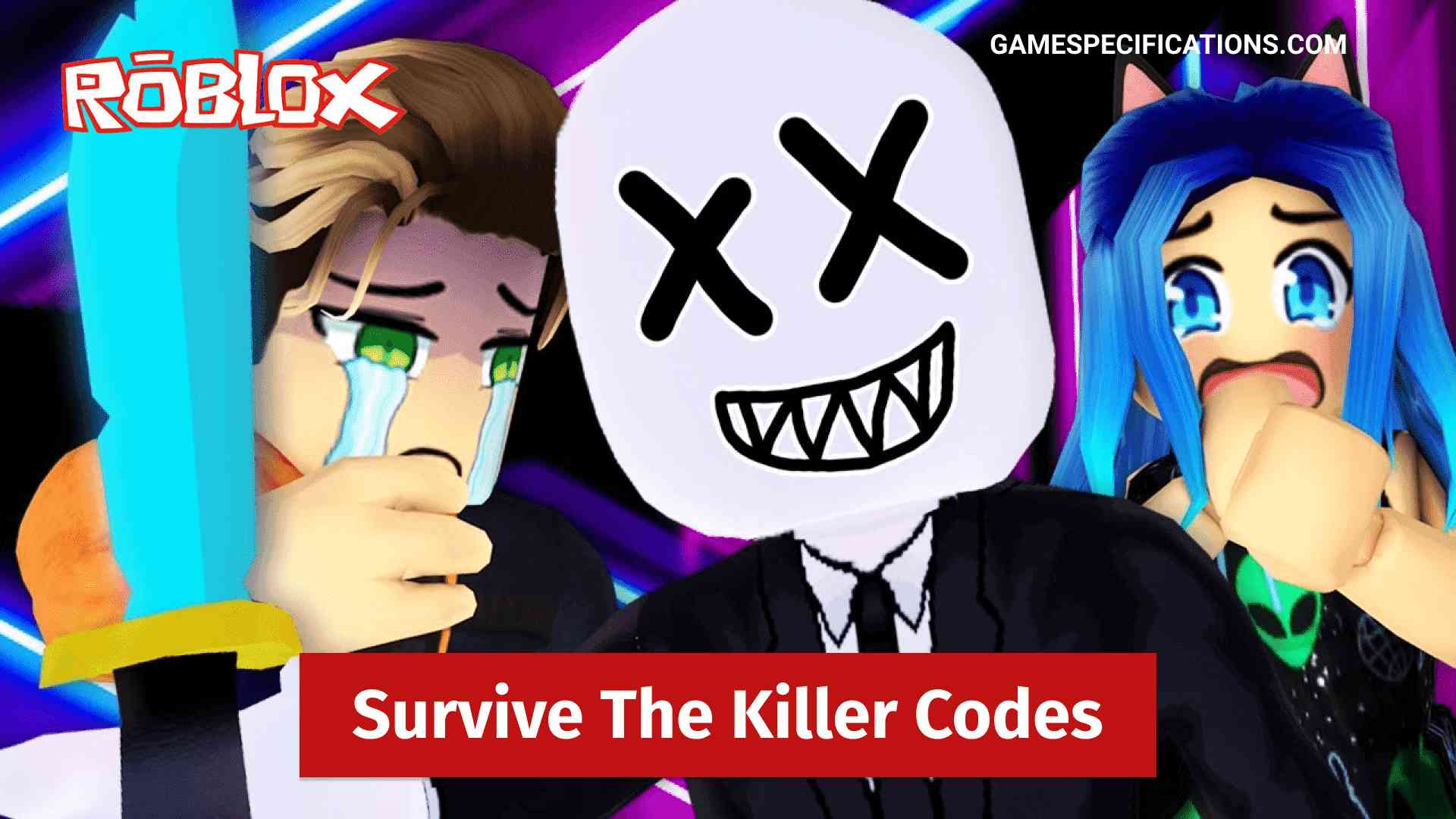Roblox Survive The Killer Codes July 2021 Game Specifications - survive the killer roblox codes