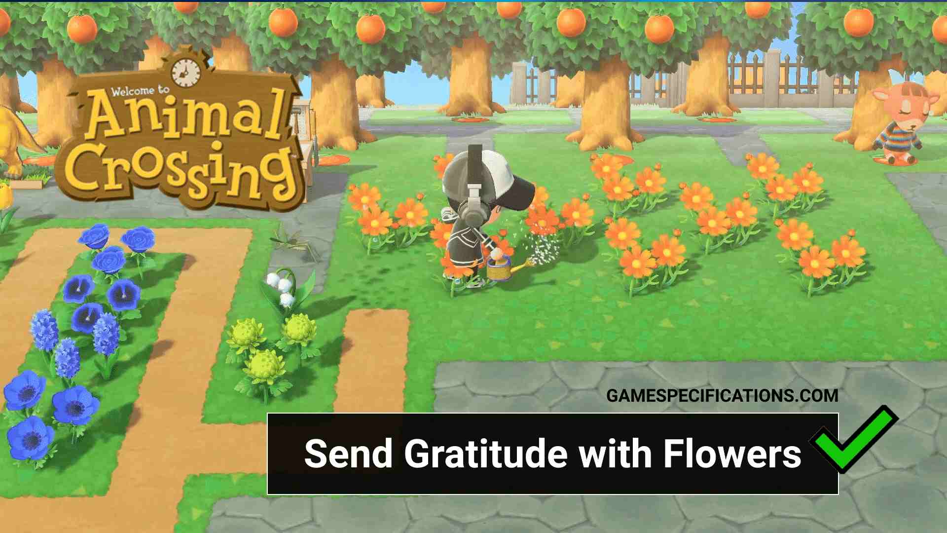 How to Send Gratitude with Flowers Animal Crossing?
