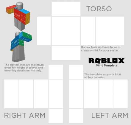 Roblox Transparent Shirt Templates And How To Make Them! - Game