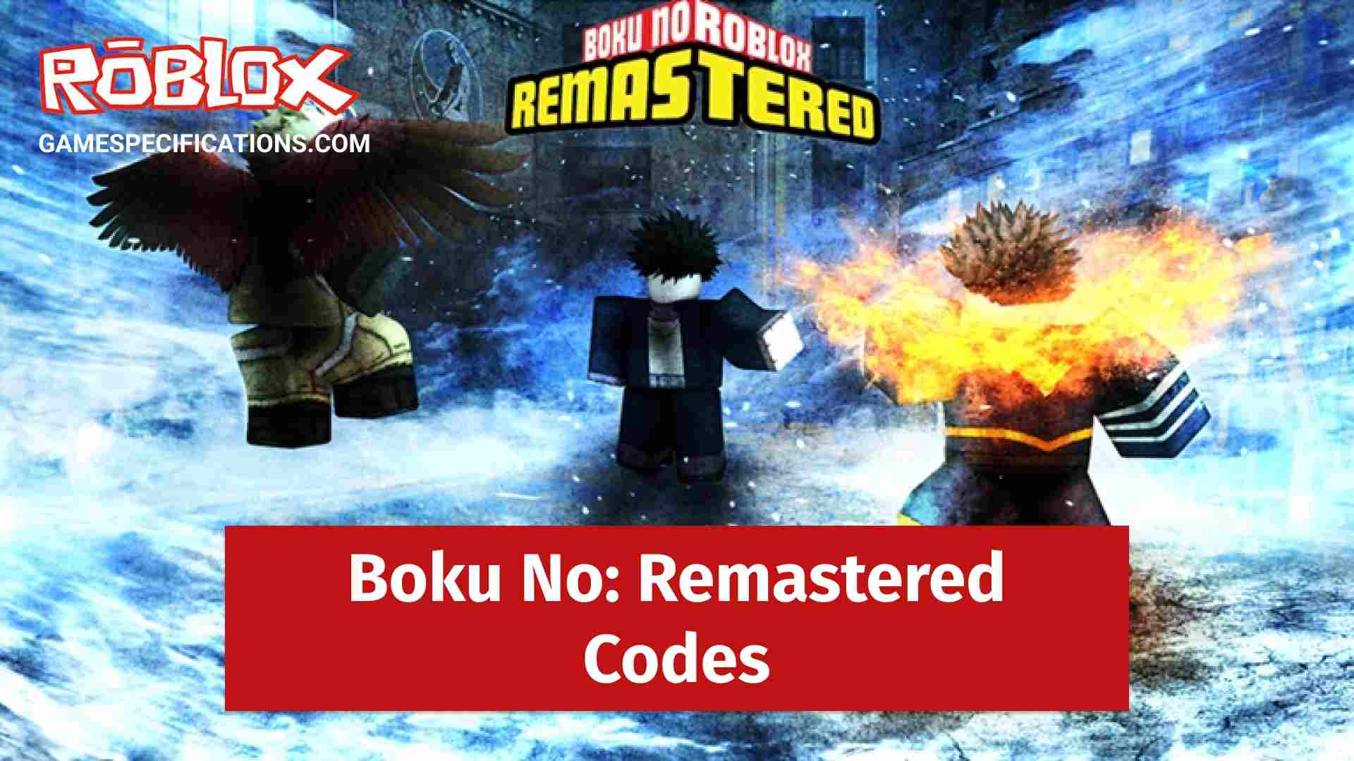 boku no roblox remastered all codes