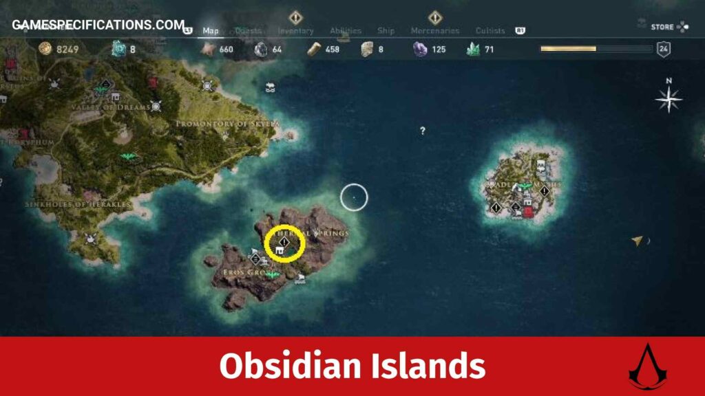 Assassin's Creed Odyssey Obsidian Islands