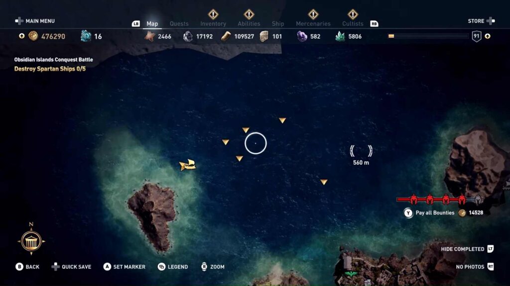 Assassin's Creed Odyssey Obsidian Islands Location
