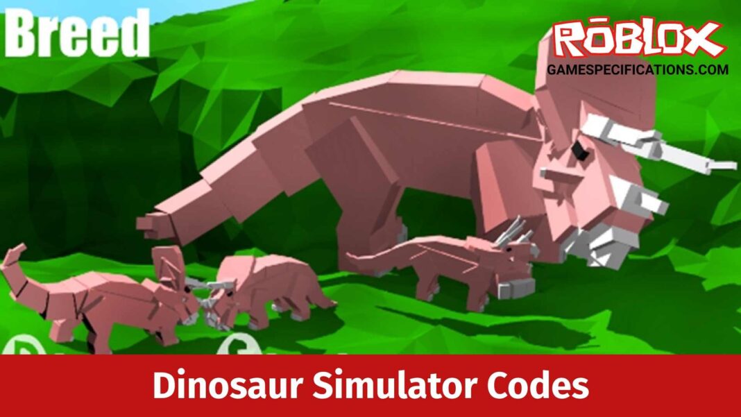 Codes Dinosaur Simulator Roblox 2023