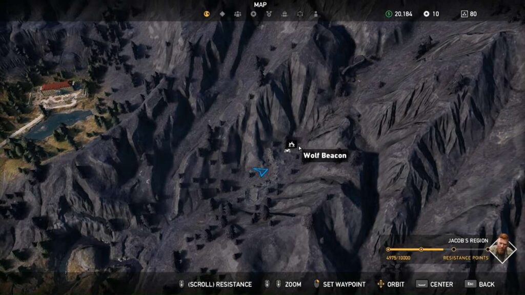 Far Cry 5 Wolf Beacons Mountains
