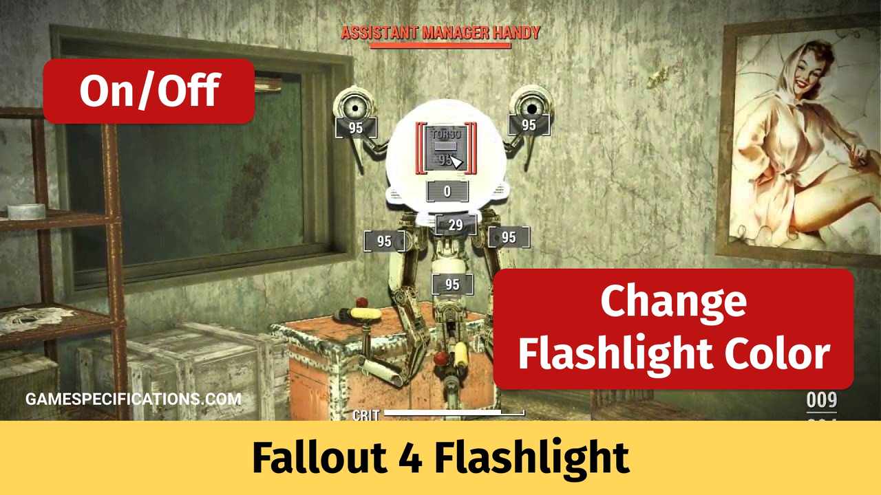 Fallout 4 Flashlight How To Turn On Change Color Game Specifications - flashlight roblox id code