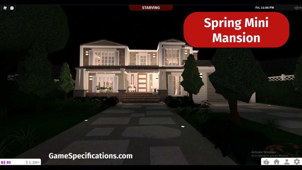 Spring Mini Mansion Bloxburg