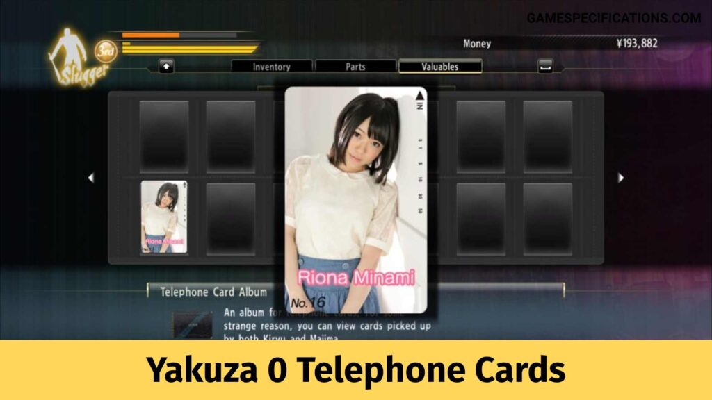 Yakuza 0 Telephone Cards