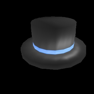 Blue Banded Top Hat