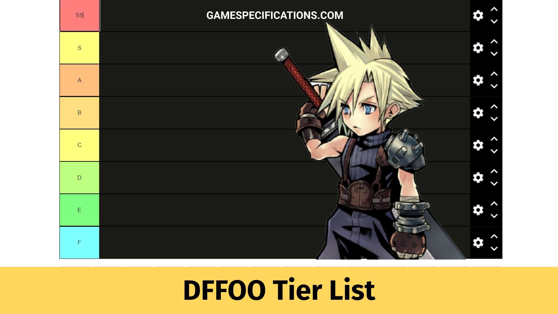 Dffoo Tier List July 2021 Game Specifications - roblox assassins tier list